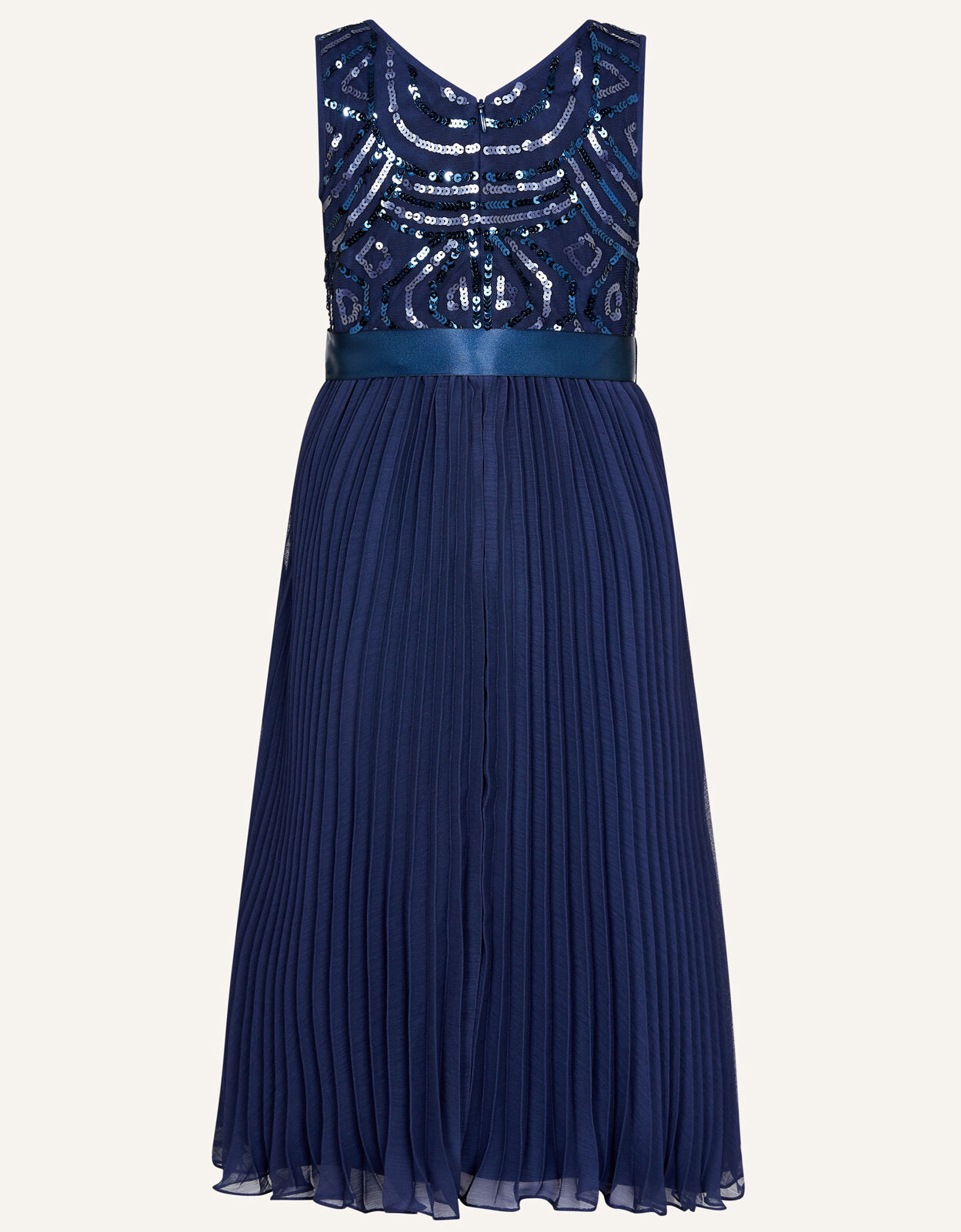 Nellie Geometric Sequin Dress Blue ...
